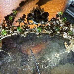 Pearl rhinestone Bridgerton Inspired jeweled head piece accessory wedding Look